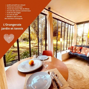 *L'Orangeraie* Maison avec jardin, tennis, parking